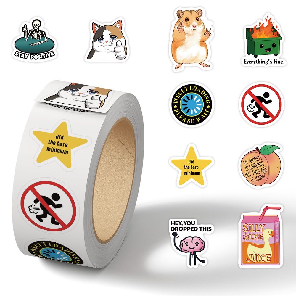 Kids Toys Laptop - 500 Adesivos Engraçados de Emojis para