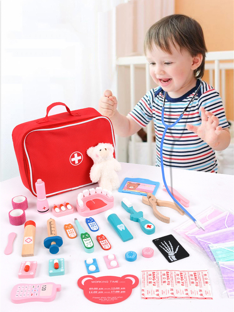 Kids Toys Doctor Set - Brinquedos de Médico de Brincadeira, Conjunto