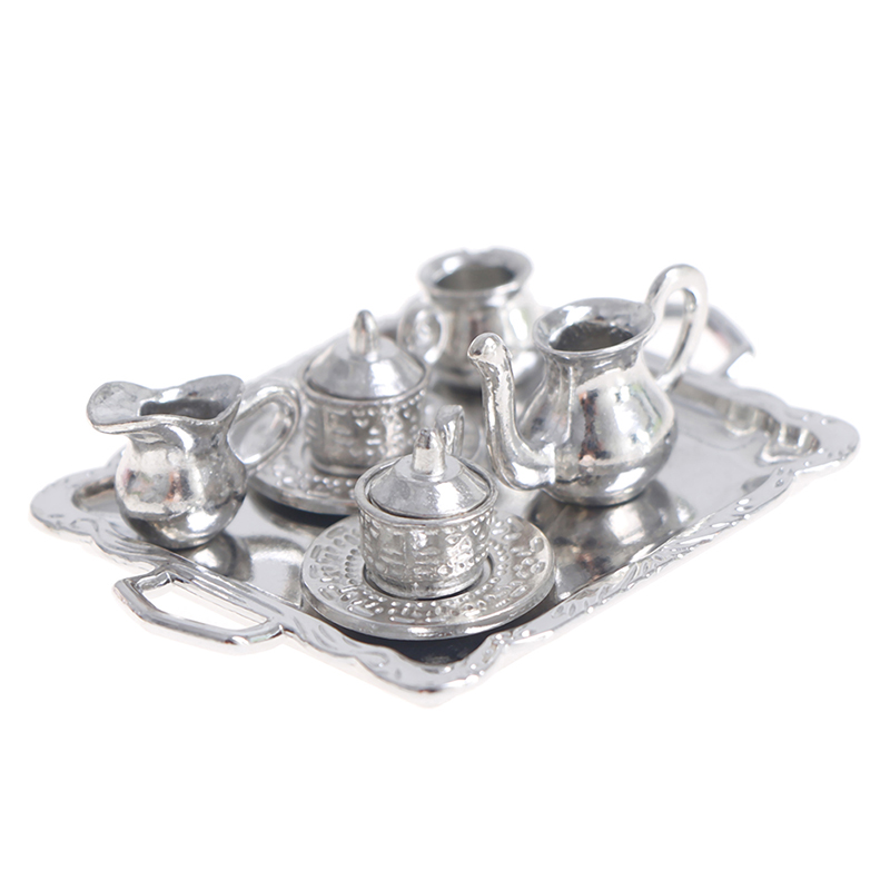 Play Kitchen Set - 10 pçs/set 1/12 casa de bonecas