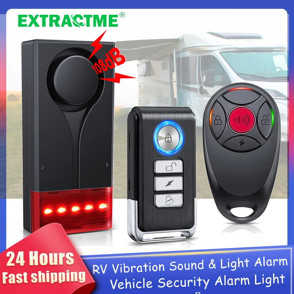 Remote Control Car - Extractme rv alarme 108db vibração do