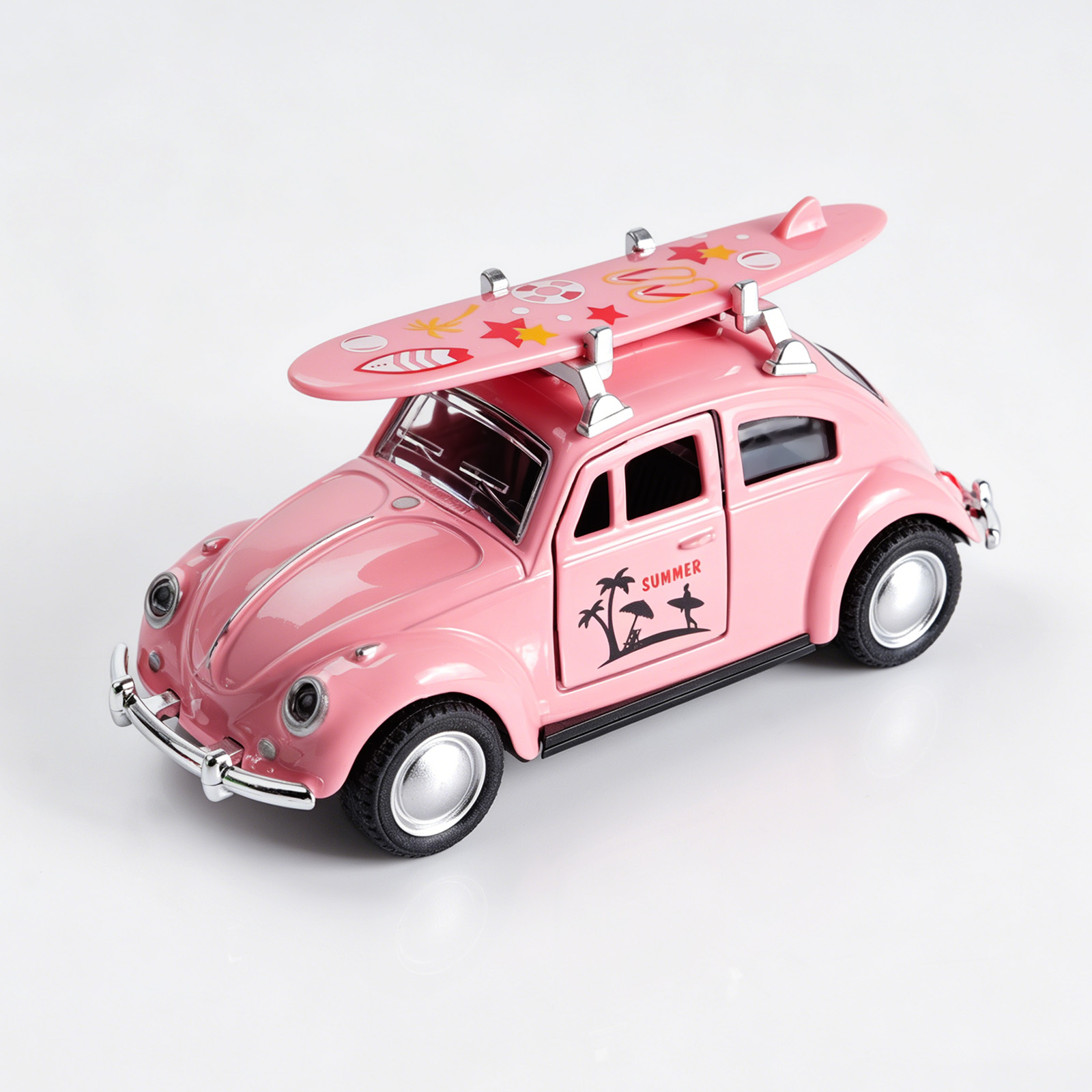 Kids Y Toys - Carro de Brinquedo Volkswagen Beetle Rosa