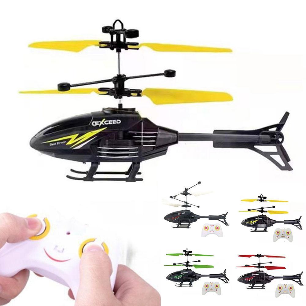 Kids Toys Channel - Helicóptero de controle remoto, 2 canais,