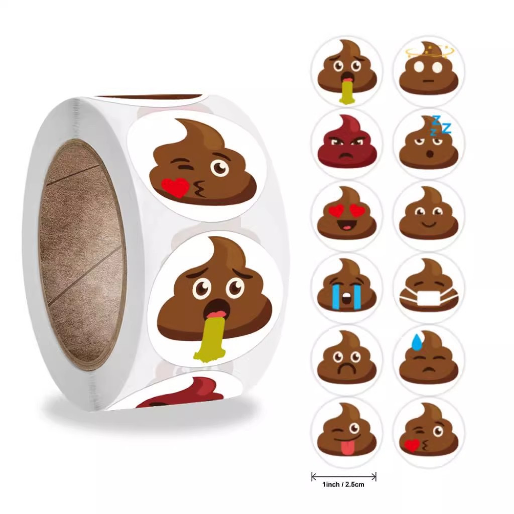 Kids Toys Laptop - 100-500 pçs engraçado cocô dos desenhos