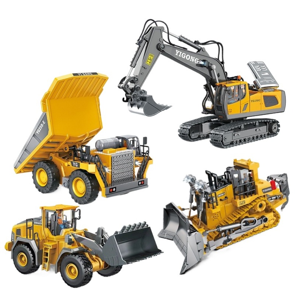 Kids Toys Channel - Caminhão Basculante Escavadeira de Controle Remoto