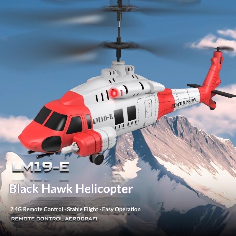 Kids Toys Channel - Helicóptero RC LM19-E Black Hawk com