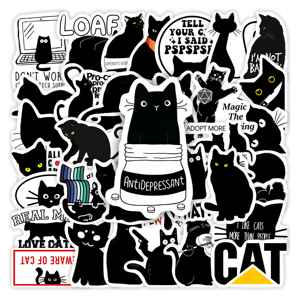 Kawaii engraçado gato preto ad - Kids Toys Laptop avaliação e preço