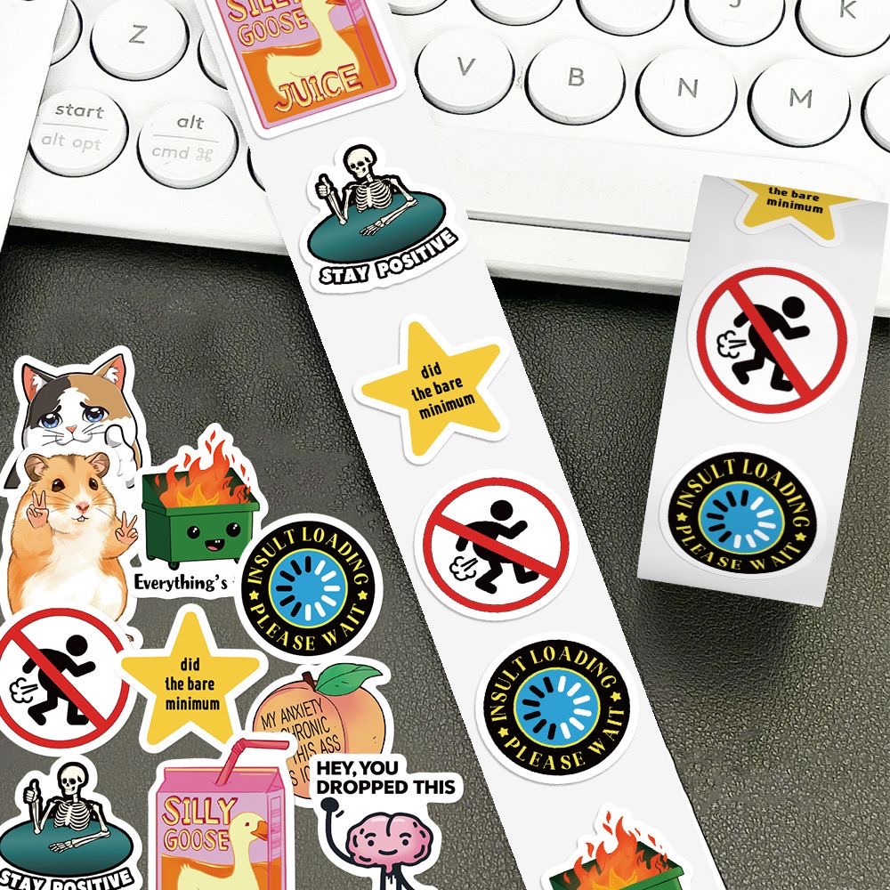 500 Adesivos Engraçados de Emo - Kids Toys Laptop avaliação e preço