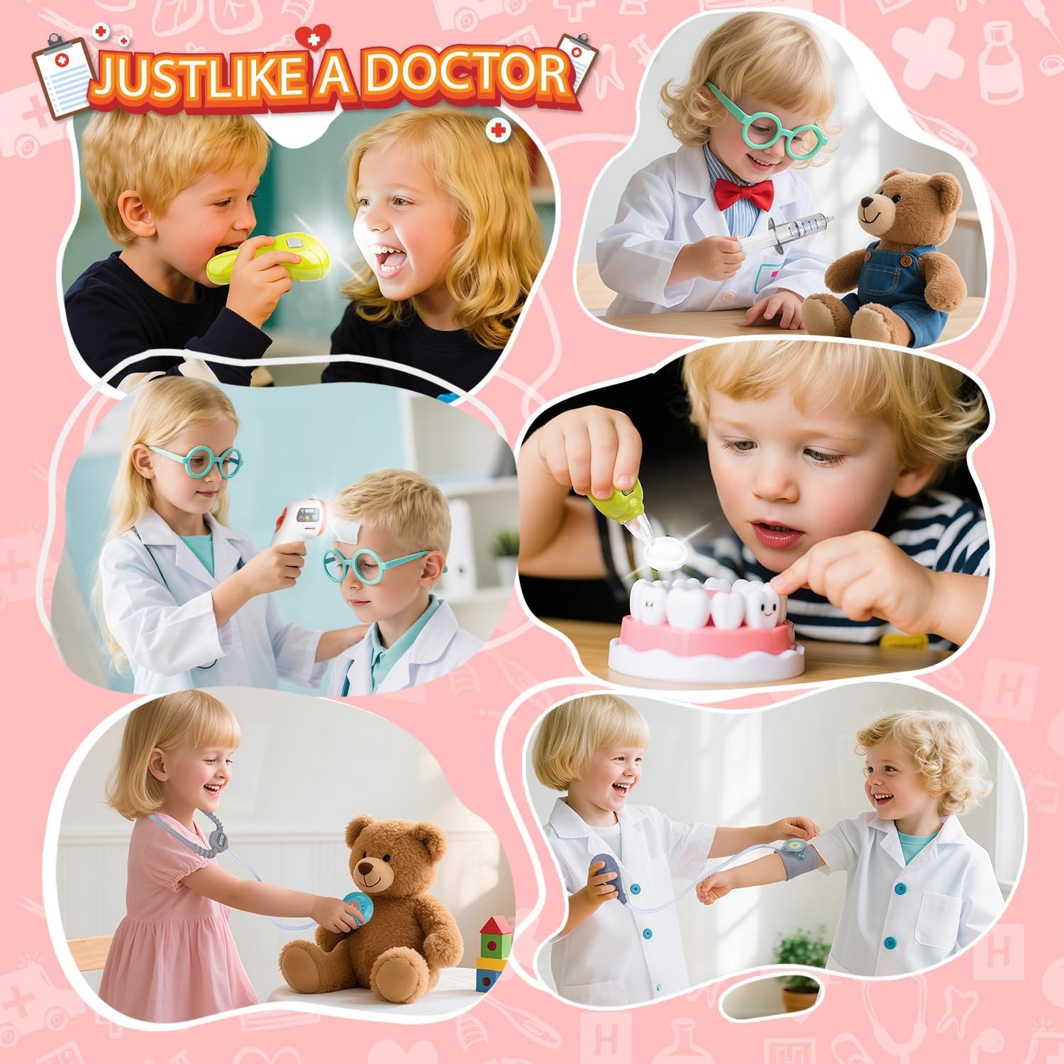 Conjunto de Brinquedo Médico D - Kids Toys Doctor Set avaliação e preço