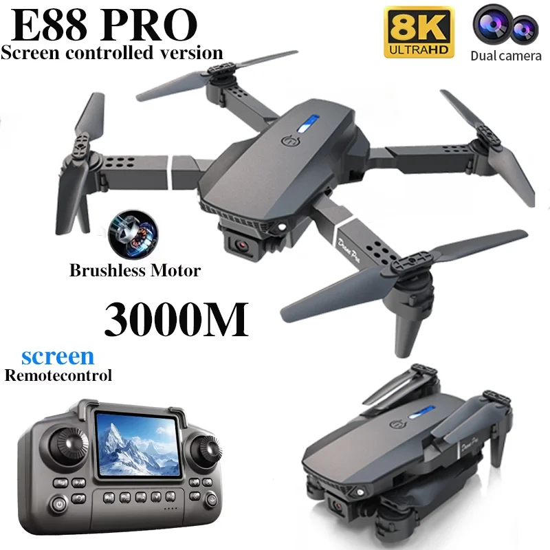 Profissional e88 pro drone com - Kids Toys Helicopter avaliação e preço