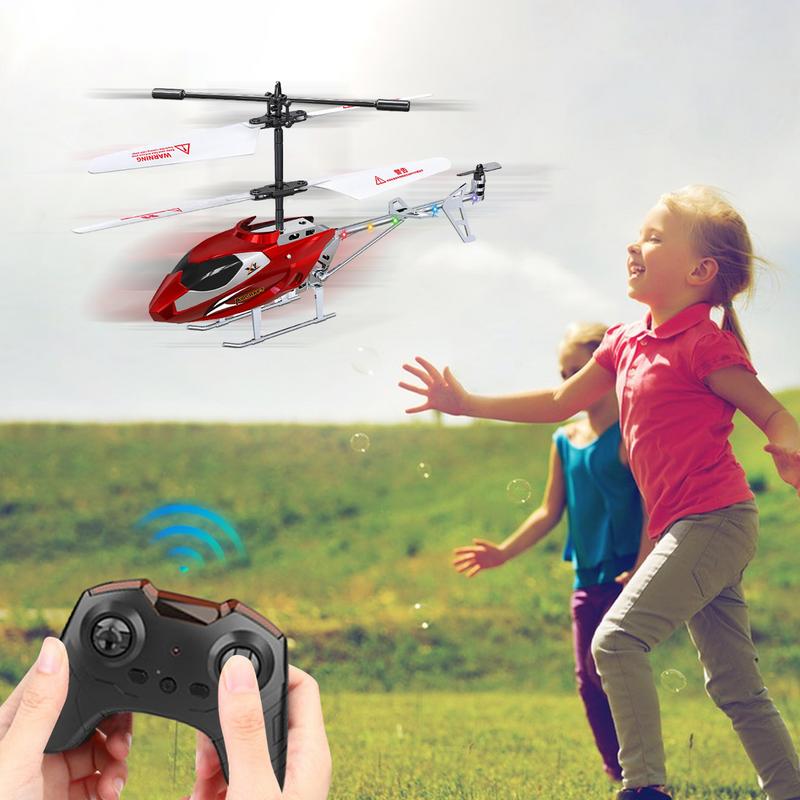 Crianças helicóptero remoto co - Kids Toys Helicopter avaliação e preço