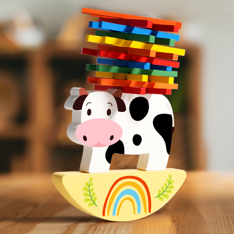 Animal de madeira empilhamento - Wooden Blocks Stacking avaliação e preço