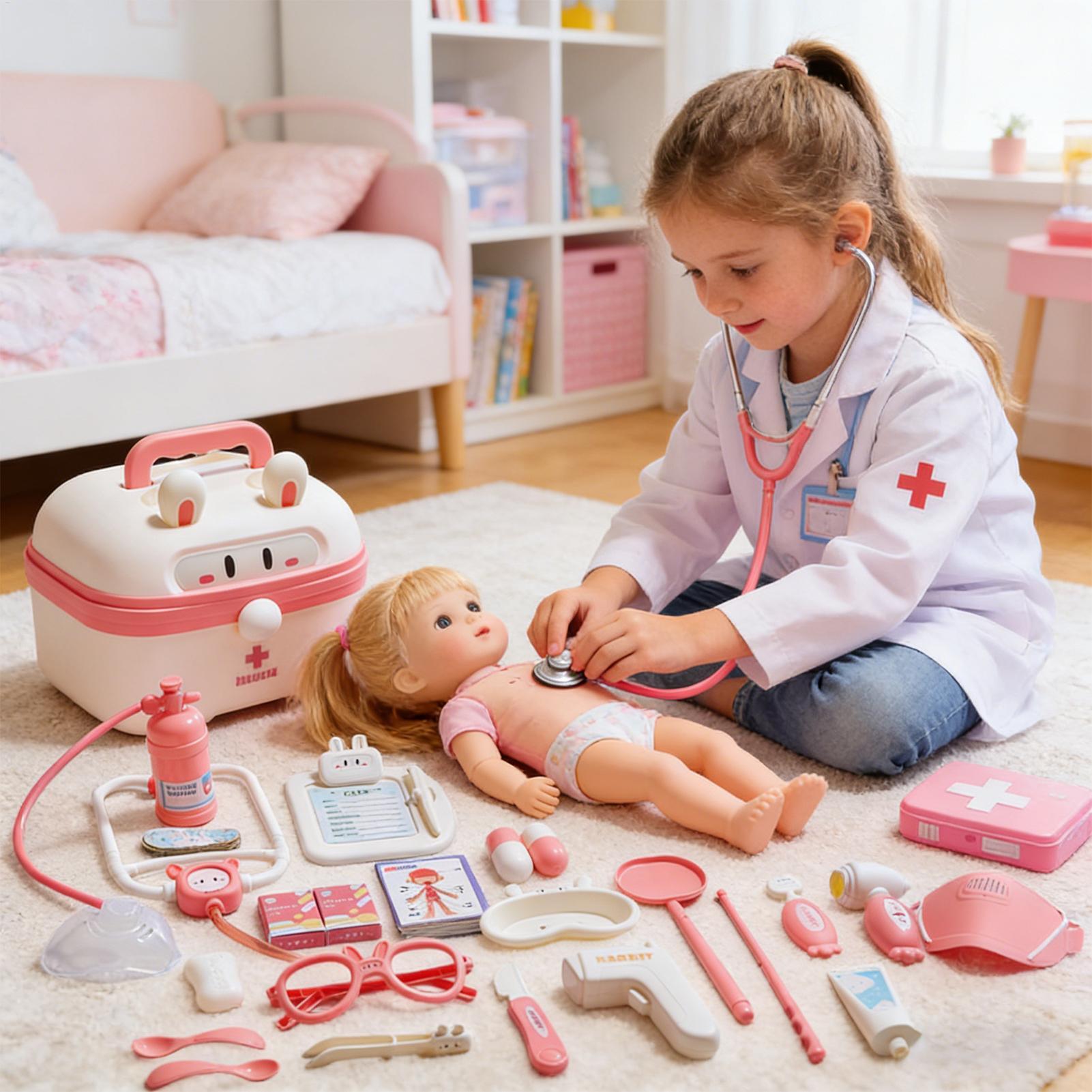Brinquedos de Médico para Cria - Kids Toys Doctor Set avaliação e preço