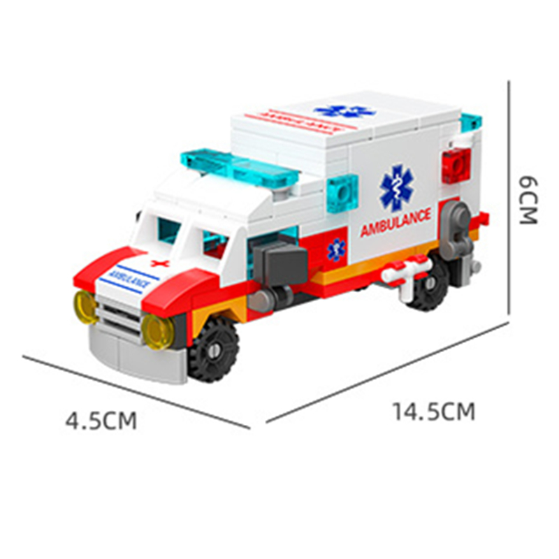 6 em 1 nova ambulância escolta - Kids Toys Doctor Set avaliação e preço