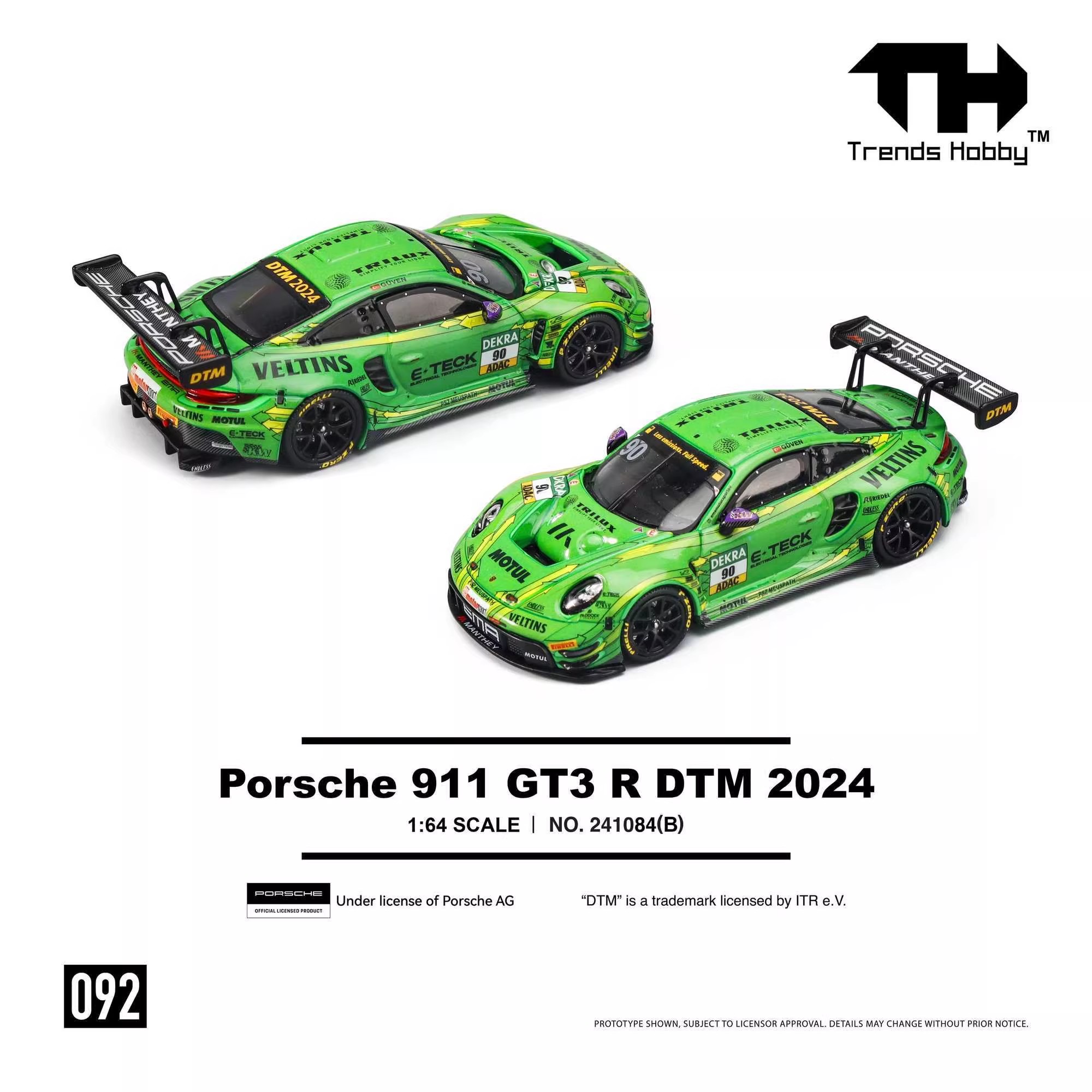 TH 1/64 Porsche 911 GT3 R LeMa - Kids Y Toys avaliação e preço