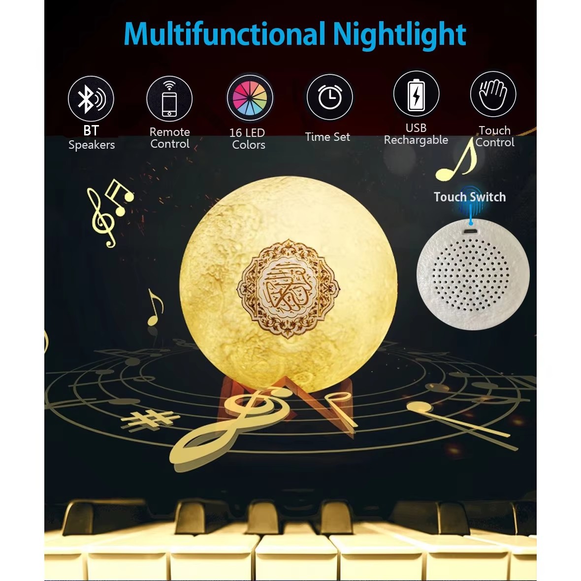 Luminária Noturna com Caixa de - Kids Quran Toys avaliação e preço